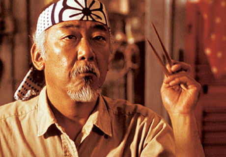 The character Miyagi from the Karate Kid films