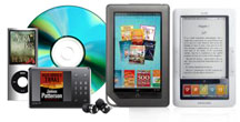 Devices used to consume e-books and audiobooks