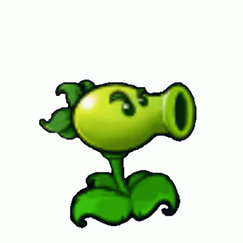 A repeater from the game Plants v. Zombies