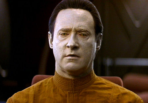 The android B-4 as portrayed by actor Brent Spiner in the film Star Trek: Nemesis