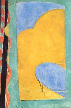 Yellow Curtain by Henri Matisse circa 1915
